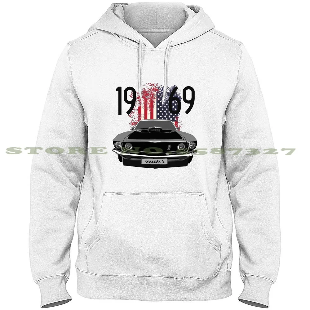 1969 Mustang Mach 1 American Streetwear Sport Hoodie Sweatshirt 1969 Gto Mach 1 Gt 1969 1969 302 Vintage 1969 Shelby Gt500