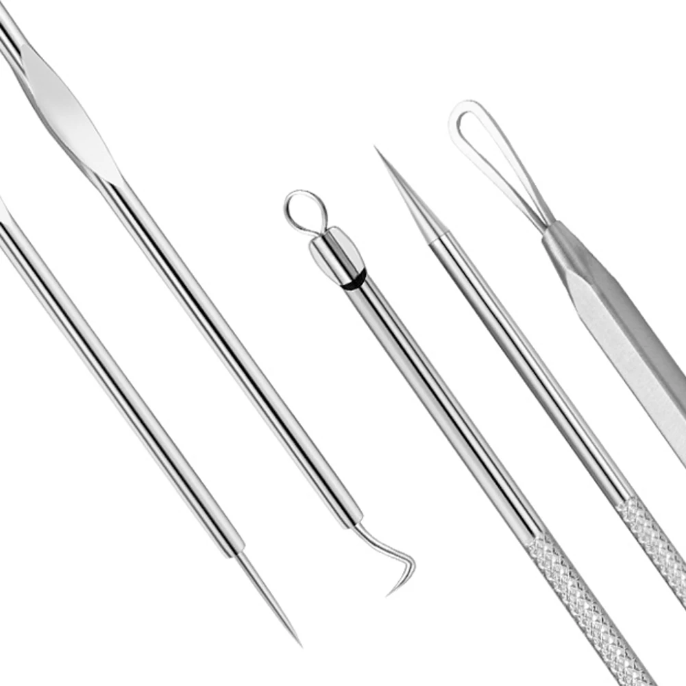 8pcs Super Friday Stainless Steel Blackhead Comedone Acne Blemish Extractor Remove Face for Skin Needle Remove Care Cleaner Tool