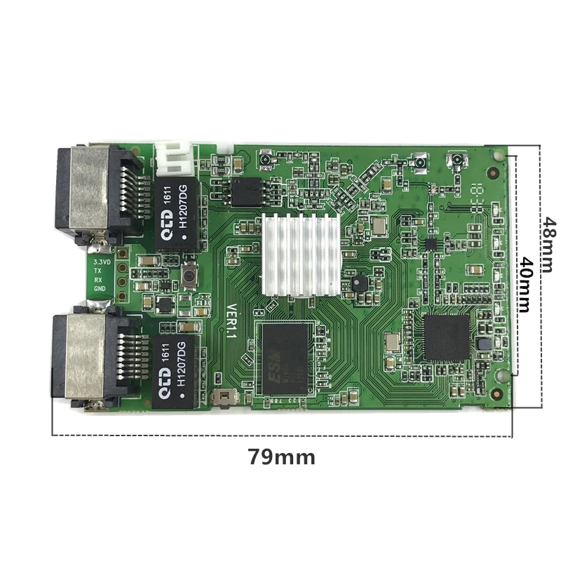 802.11b/g/n/ac 무선 Wifi 중계기 750 Mbps 미니 Repetidor Wifi 신호 증폭기 EU/US 2.4G + 5.8G Wifi Extender 2 * 5dBi 안테나