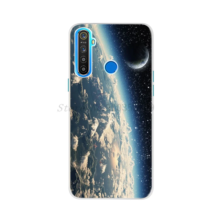 For Realme 5 Case Silicone Soft TPU Rainbow Printing Phone Cover For OPPO Realme 5 Pro RMX1911 Realme5 5i 5Pro Coque Skin Fundas