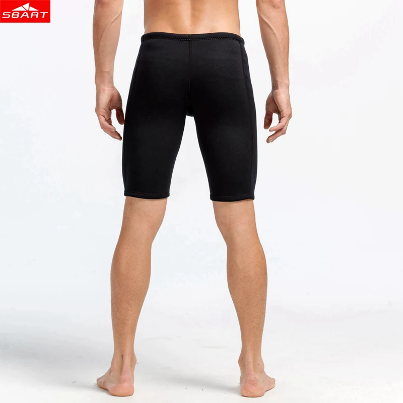 Sbart Men 3mm neoprene shorts Freediving spearfishing Diving shorts snorkel swimsuit Split surf Warm stretch swimming short