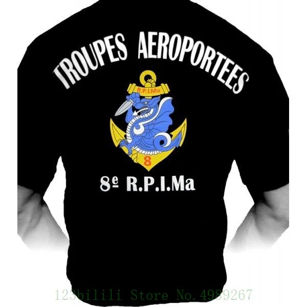 Tee Shirt T Shirt 8Eme Rpima Regiment Parachutistes D'Infanterie De Marine 2019 Hot Sale New Men'S T Shirt