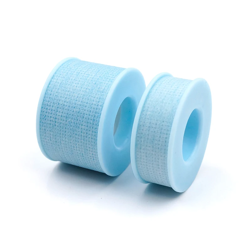 Vlies-Wimpernband aus Silikongel, atmungsaktiv, empfindlich, beständig, mikroporös, blau/rosa, Augenpolster, Wimpernverlängerungswerkzeuge – Detail 8