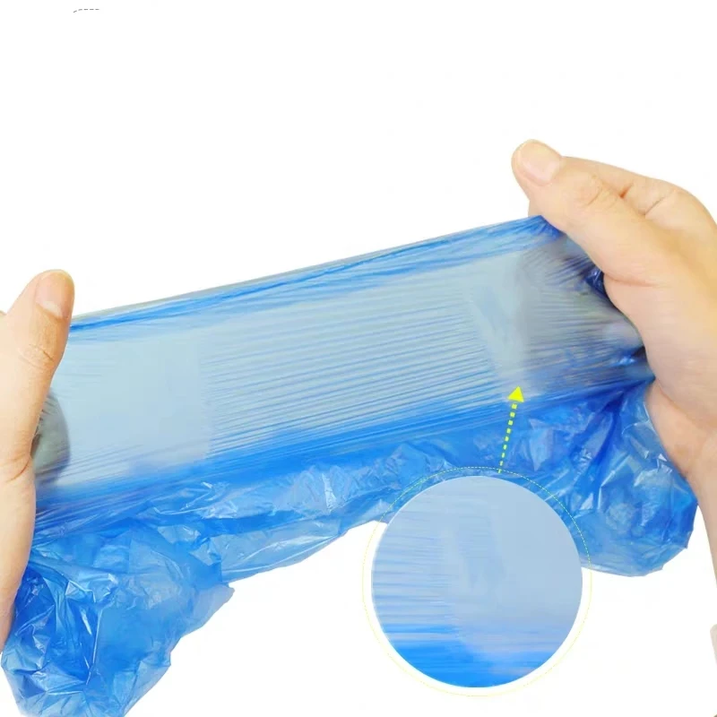 100-800PCS Disposable PE Shoe Cover For Automatic Shoe Cover Machine Special T Buckle Shoe Cover Disposable Machine Shoe Cover