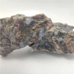 100G Natuurlijke Blauwe Hoornblende Steen Mineraalstukken Decoratieve Water Tank