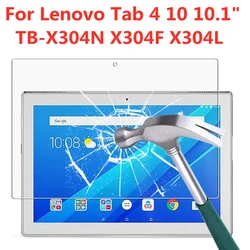 9H Tempered Glass For Lenovo Tab 4 10 10.1 Inch Screen Protector TB-X304N X304F X304L Anti Fingerprint HD Tablet Protective Film