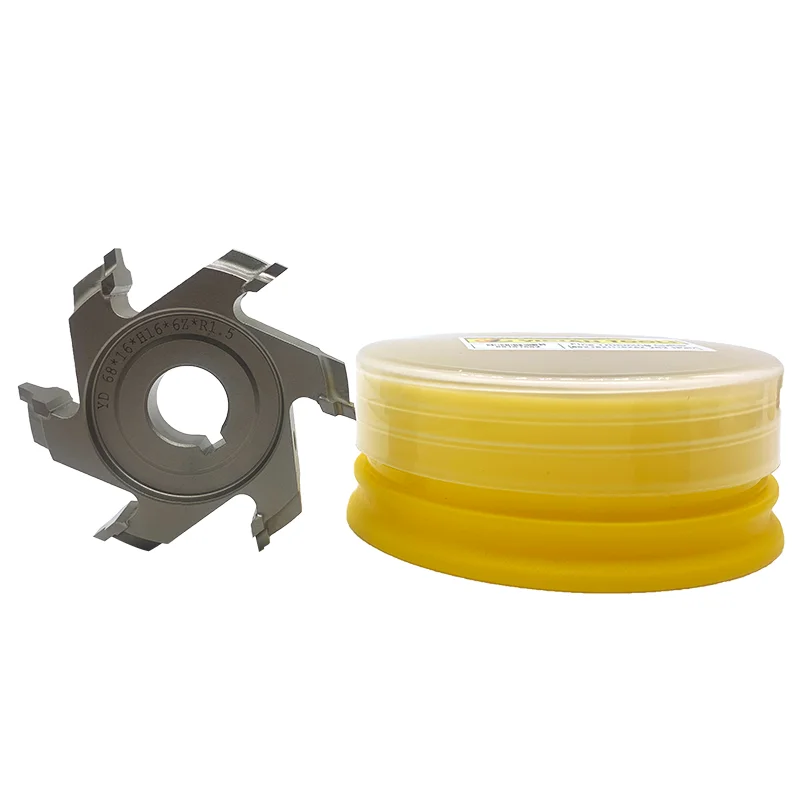 غرامة التشذيب القاطع لآلة النطاقات الحافة ، أدوات النجارة ، الأنماط المشتركة ، 68*16 * H16 * 6Z R1.5/2/3 ، 2 قطعة #6