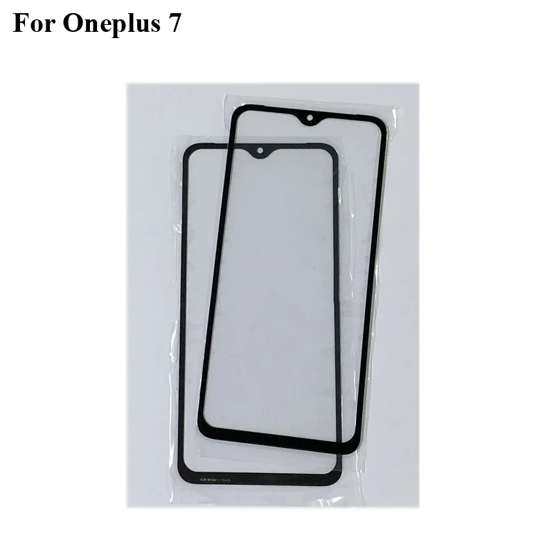 For Oneplus 7 Touch Screen 1+7 Glass Digitizer Panel Front Glass Sensor Oneplus7 Without Flex One plus 7 6.41