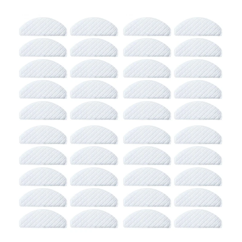 قطع غيار للمكنسة الكهربائية Ecovacs Deebot Ozmo T8 ، وسادات التنظيف ، 40 قطعة