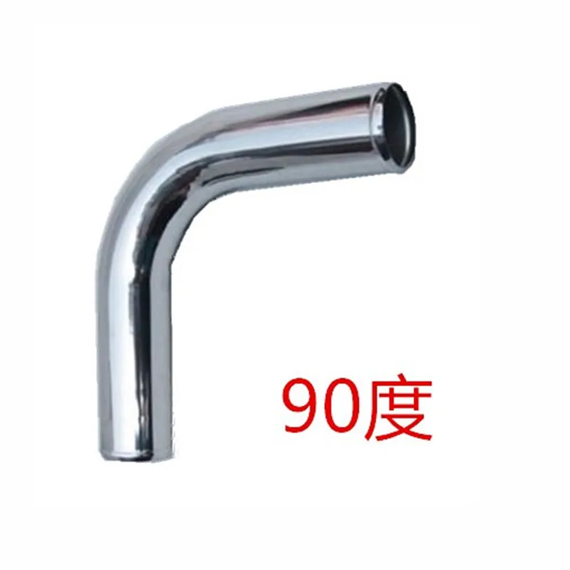 SPSLD Air Intake Aluminum Tube 51/57/63/70/76mm for Connecting Cold Air Intake Hose DIY Tube for Engine Air Flow Tuning