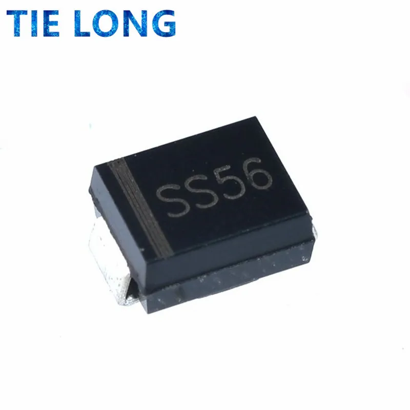 Diode SS56 SMB SCHOTTKY 5A 60V, 50 pièces/lot