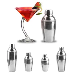 250/350/550/750ml Stainless Steel Cocktail Shaker 1PC Barware Boston Martini Cocktail Wine Mixer Party Bar Tools