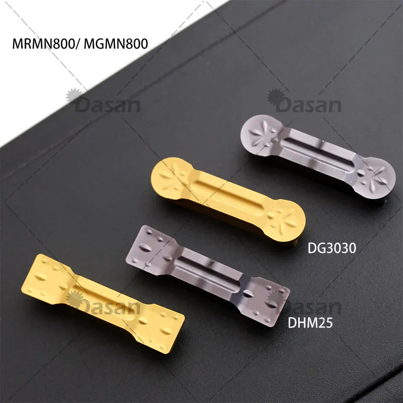 10PCS MGMN800 MRMN800 8mm Carbide Inserts Grooving Blade Parting off CNC Lathe Slot Cutter Tool for Steel or Stainless Steel