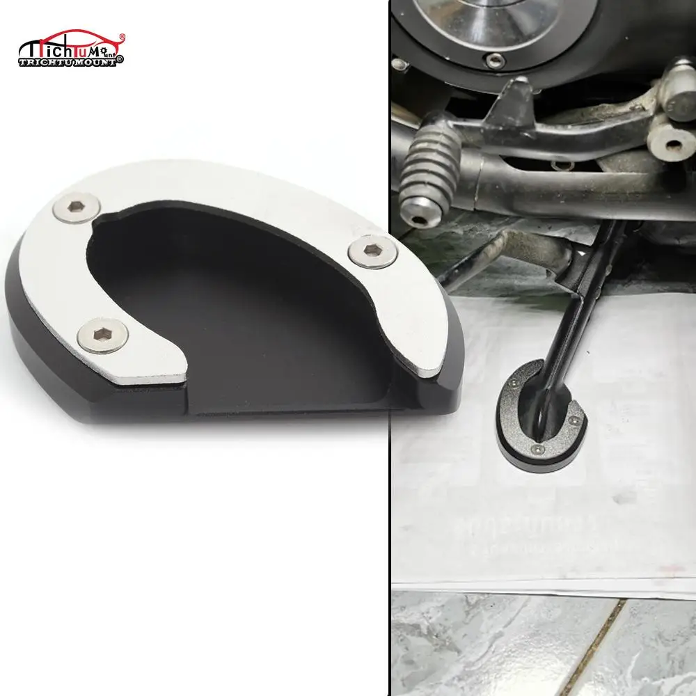 

Motorcycle Kickstand Sidestand For TRIUMPH Bonneville T100 17-20 Stand Extension Enlarger Pad For TRIUMPH Bonneville T120 16-20