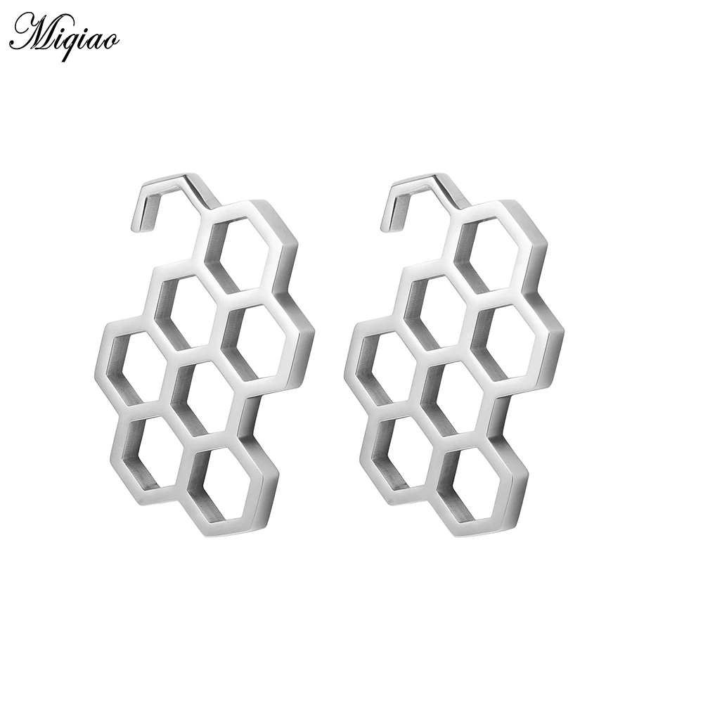 Miqiao New ear weight 316L Stainless Steel Gold Black Steel Color Ear Gauges Piercing Tunnels Body Jewelry