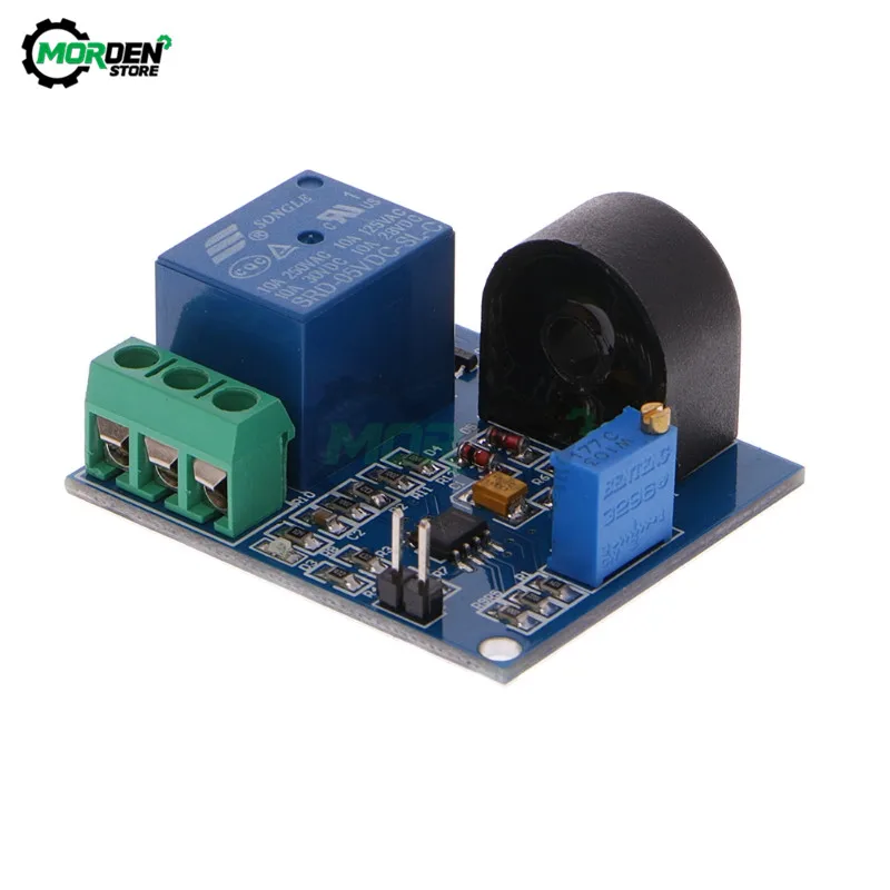 DC 5V 12V 24V AC Current Detection Sensor Module Protection Relay Module 5A Over-Current Overcurrent Signal Switch Output