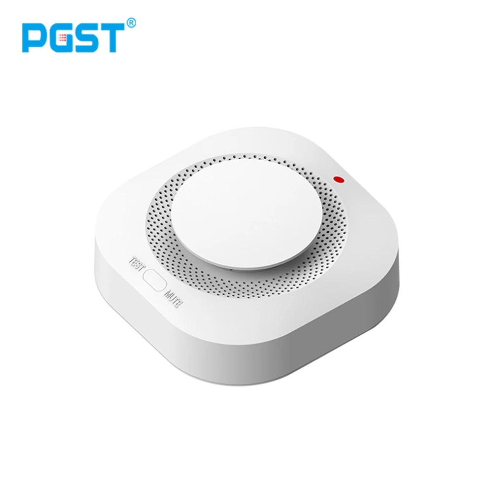 PGST Smoke Fire Independent Alarm Sensitive Detector Home Security Alarm Smoke Detector Sensor Fire Equipment Smokehouse