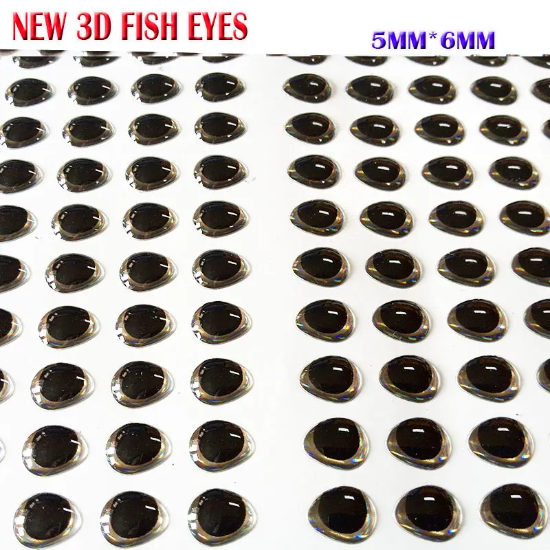 Ojos de Pez 3D para Señuelos – 4 Tamaños Disponibles