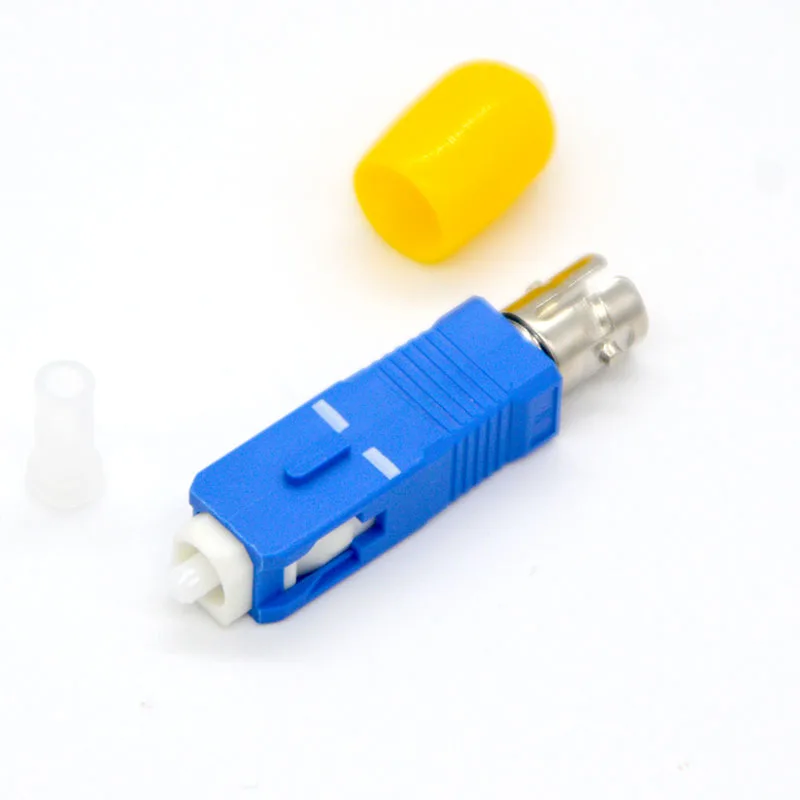 10PCS New Fiber Optical Connector Single Mode ST Female To SC Male Flange Coupler Hybrid Adapter Connector  Special Wholesale