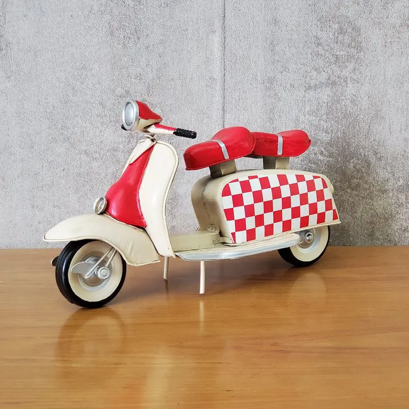 Modelmotorcycle Modelcar Decor Scoote Access Ironwork Retro Crafts Handmade Collection Handicraft Gifts  Souvenir