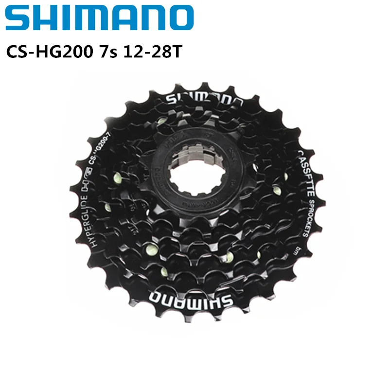 Shimano HG200 7 Speed K7 12-28T 12-32T HG41 11-28T MTB Cassette Freewheel CS-HG200 7s For MTB Mountain Bike Bike Freewheel