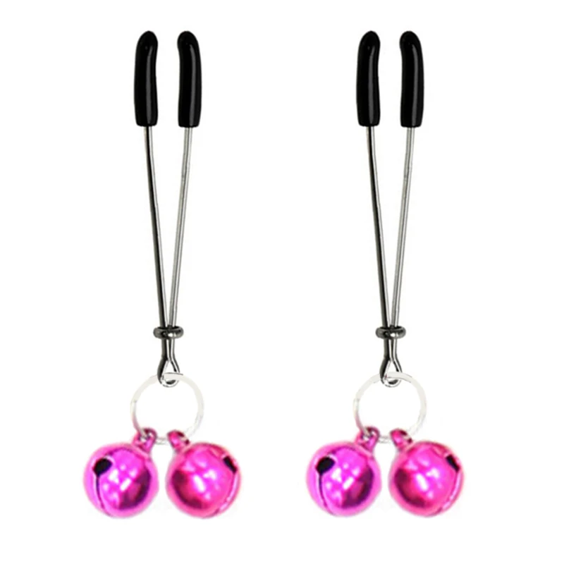 

1 Pair Women BDSM Toys Double Labia Clitoris Nipple Clamps With Metal Chain SM Boobs For Comfortable Orgasm