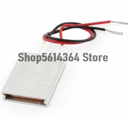 

Aluminum PTC Heating Thermostat Constant Temperature 25x20x5mm 5V/12V/24V/220V