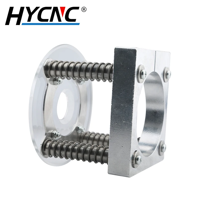 CNC 플레이트 거치대 아크릴 바닥 플로팅 거치대 직경 65mm 80mm 10mm 고정 거치대, 가죽 조각 및 절단에 사용