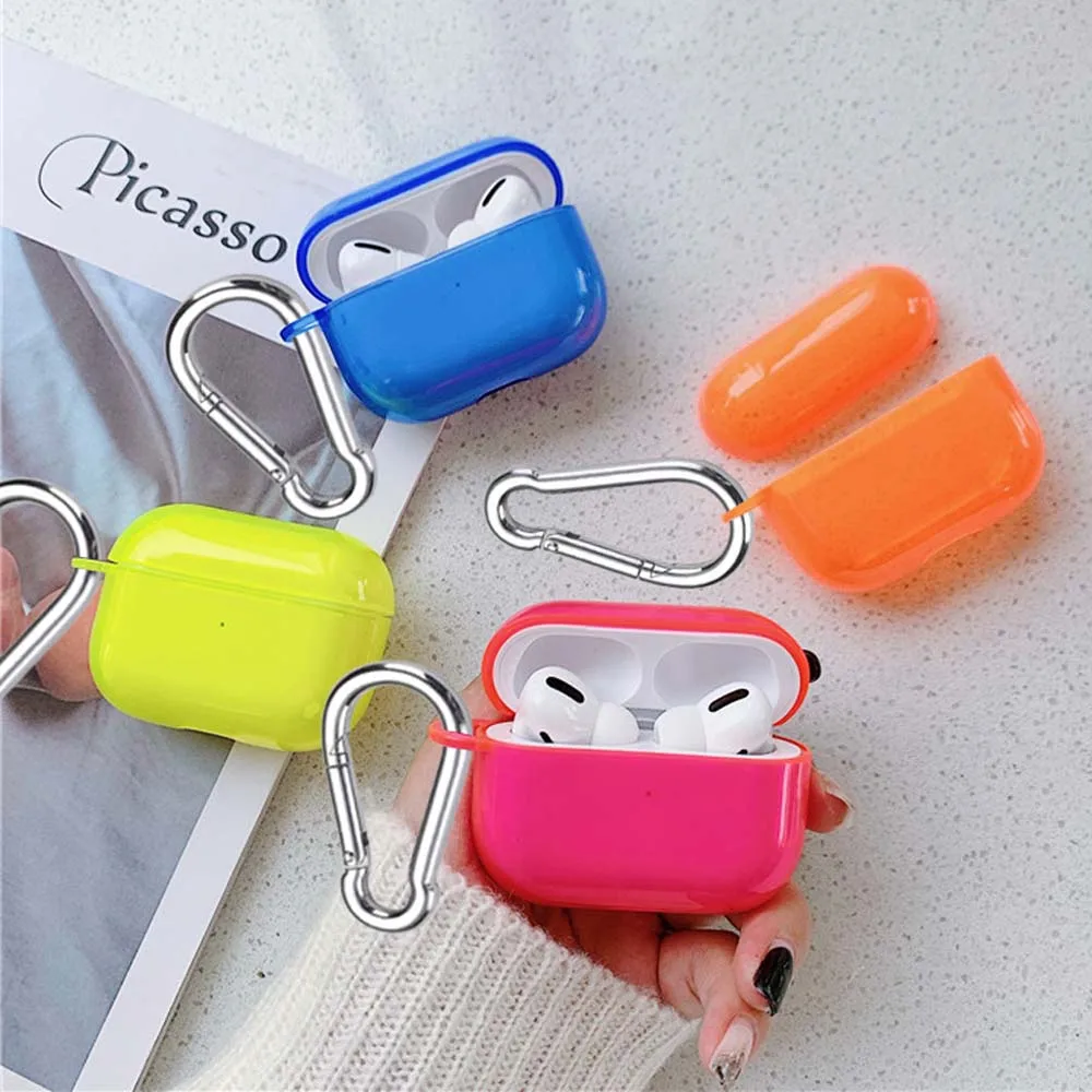 Wholesale For AirPods 2 1 Case Soft Silicone Transparent Cover For AirPods Pro 3 Earphone Cases Fully Protector Shell