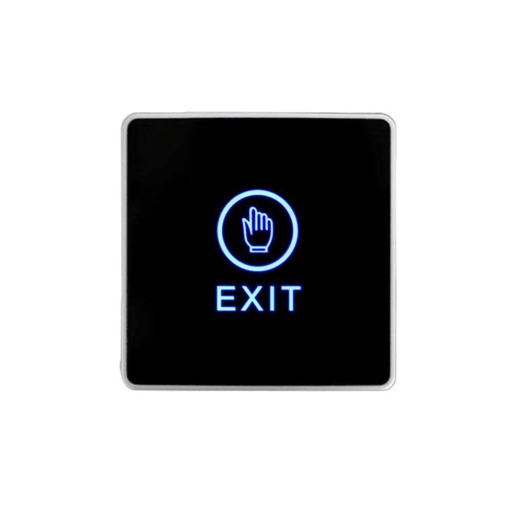 Push Touch Exit Button Door Eixt Release Switch Button With LED Indicator for Home Security Protection access Control Switch