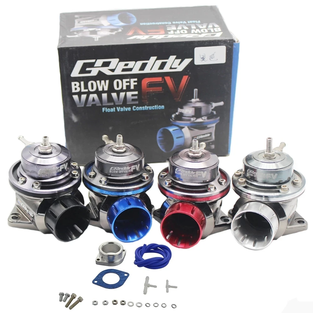 Racing Turbochar Car GReddi FV BOV Aluminium Float Valve Blow Off  Floating Valve  3 Colors Available Universial Car Accessiores