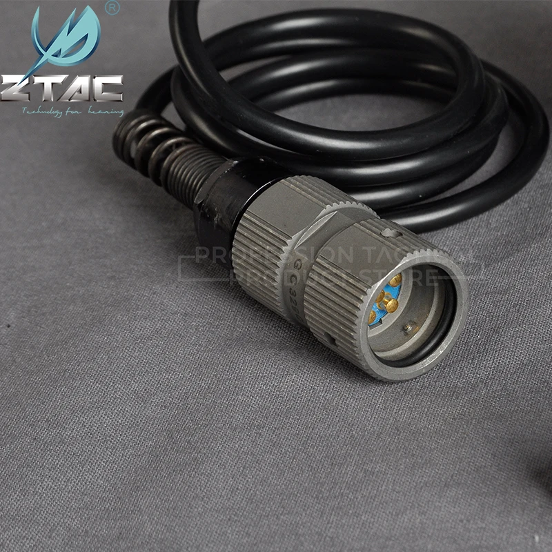 Z-tac PRC 152 전술 U94 PTT TCI G:2 군용 플러그, 6 핀 PTT 버튼 푸시 투 토크, PRC-148 PRC 152 워키토키 ZH에 적용