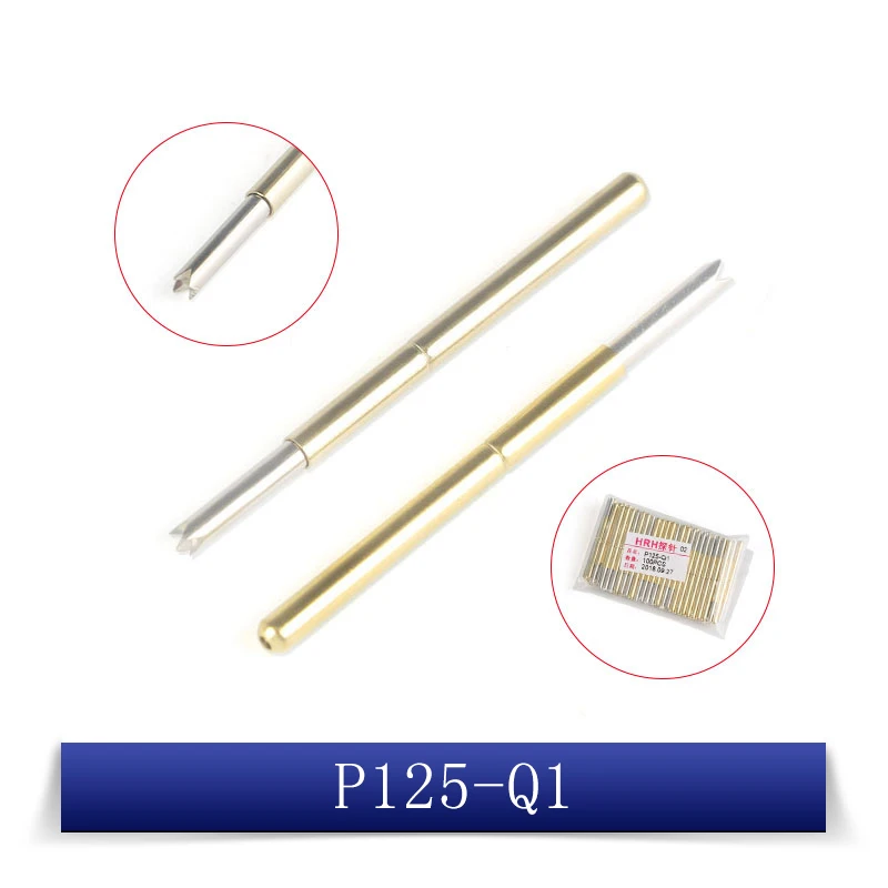 20Pcs Spring Test Probe Pogo Pin P125-A P125-B  P125-D  P125-E2  P125-G2  P125-H P125-J P125-Q1 P125-Q2 P125-T2