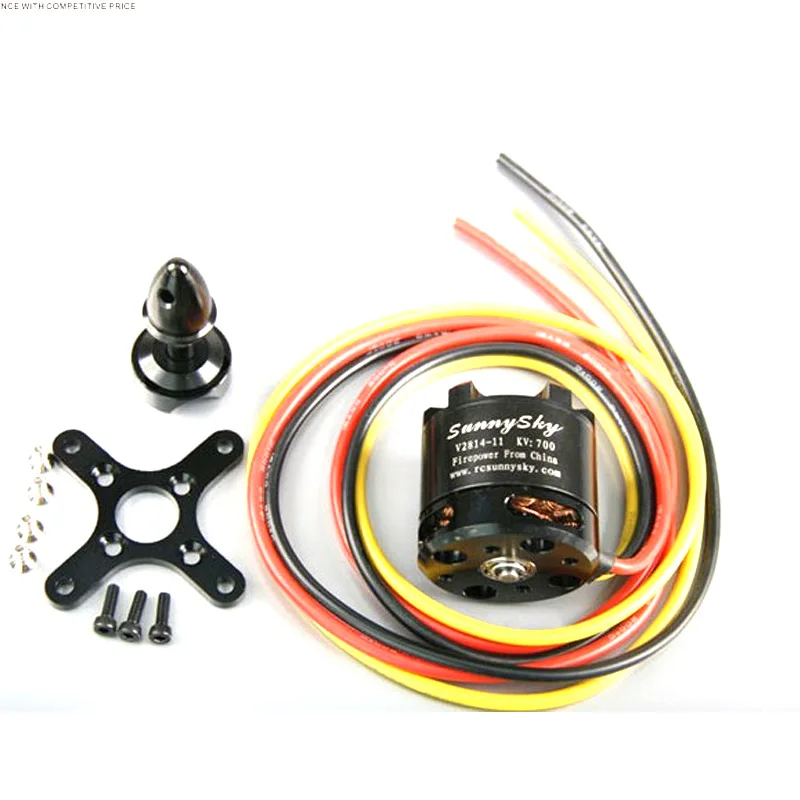 4pcs/lot SunnySky V2814 Brushless Motor 700KV 800KV 870KV for RC Aircraft Quadrocopter Multicopter