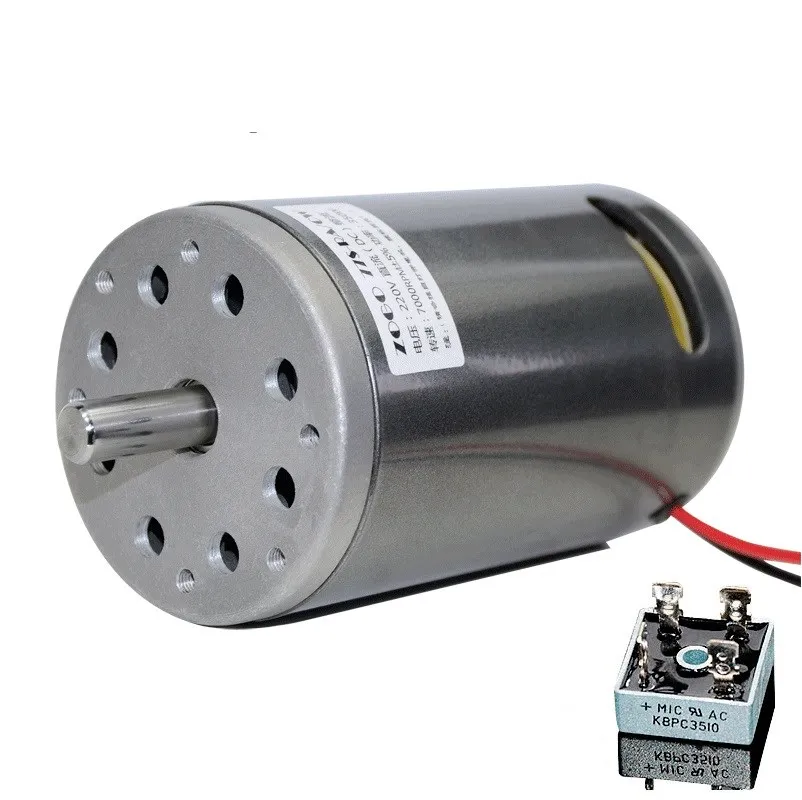 

DC 220V 350W 680W high speed positive and negative bearing with fan sand belt machine bead motor motor