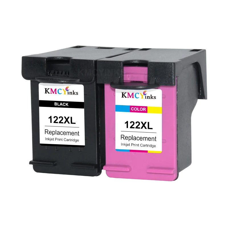 KMCYinks 122 Ink Cartridges 122 XL For HP122 For HP122XL 1510 2050 1000 1050 1050A 2000 2050A 2540 3000 3050 3052A Printers