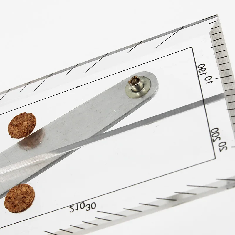 Regla paralela de tabla engrosada, divisor de calibre paralelo náutico, regla de topografía de barcos, trazador de tabla de 600mm450mm300mm,