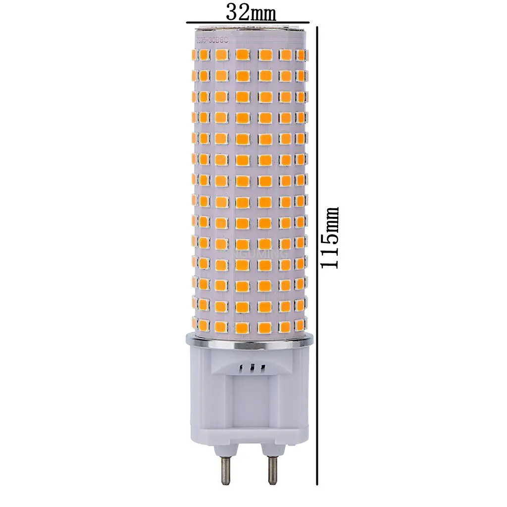 G12 bulb 17W 2000LM led corn light AC85-265V 360 degree beam instead of 150W G12 halogen lamp