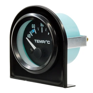 Dragon Auto Car Water Temperature Gauge, Black Shell, White Backlight, Temp Meter, 40-120 Celsius, 52mm, frete grátis 6 principais vendas relogio dragao preto - №4