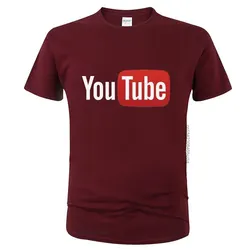 Zomer Grappig Mannen T-Shirt Youtube Bedrukt Katoen T-Shirt Mannen Je Tube T-Shirt Mannen Vrouwen Merk T-Shirts Katoen Shirt Tops