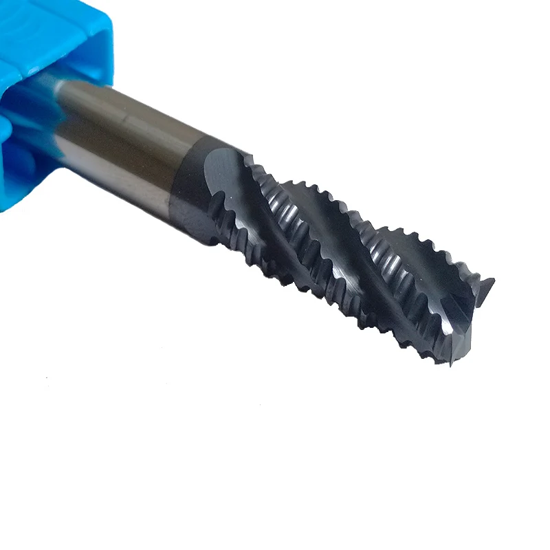 JERRAY-fresas de desbaste de carburo de tungsteno, herramientas de fresado CNC, 3 flautas, D10 x 45 x D10 x 100 HRC55, 1 ud.