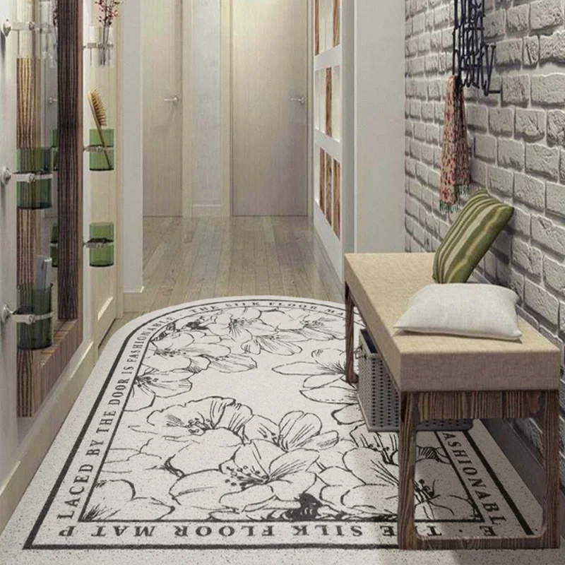 Simple Style Home Doormat Living Room Mat Kitchen Mat Bath Mat Hallway Entrance Door Mat Carpet Custom Mat Carpet Anti-slip Mat