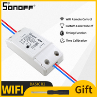 Sonoff Basic R2 Sonoff Switch WiFi Wireless DIY Module Remote ON/OFF Timing For Smart Home Automation Works with Alexa