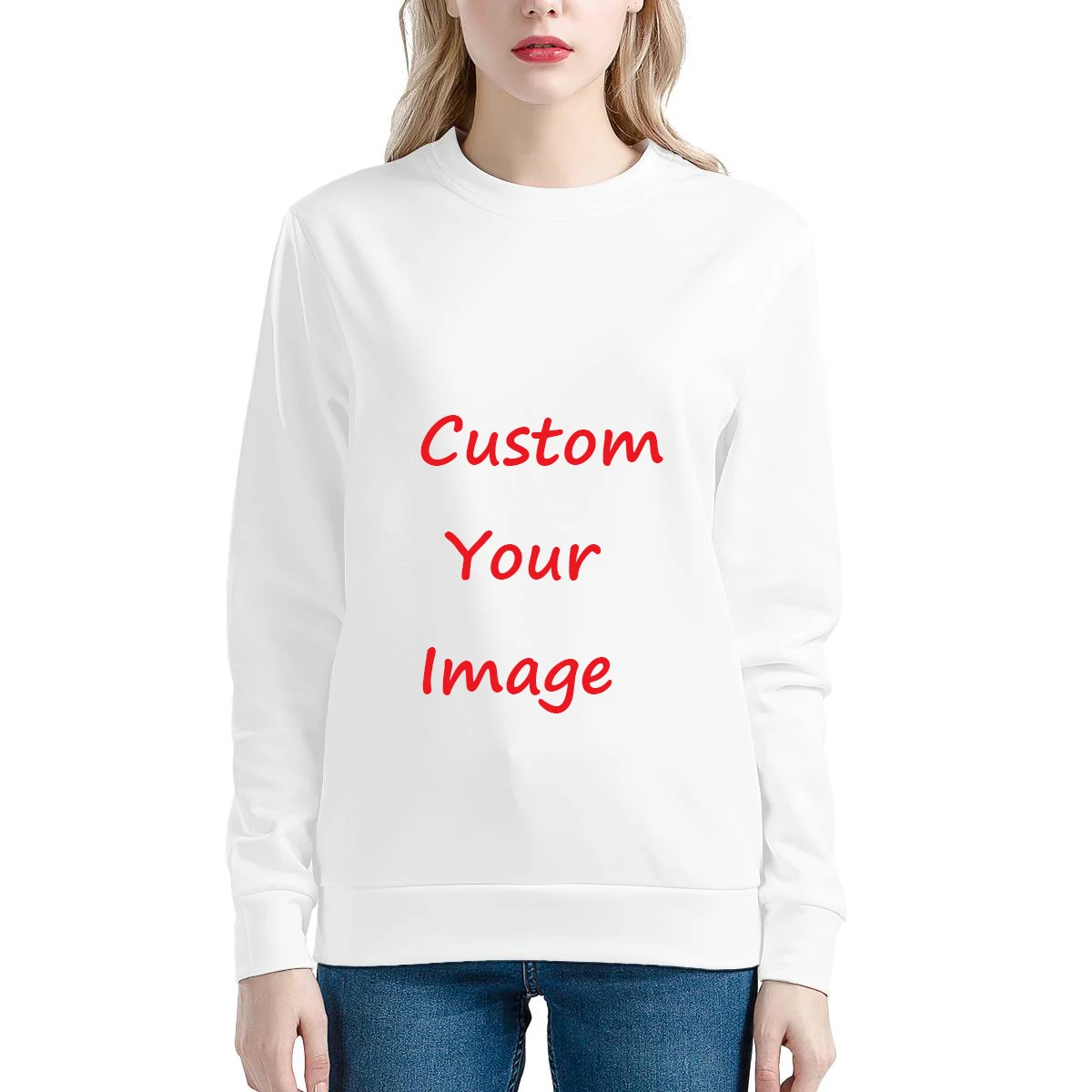 

Print-On-Demand T-Shirt Polynesian Tribal Graphic Design Sweatshirt Long Sleeve Round Neck Autumn Women's Clothing Casual Style