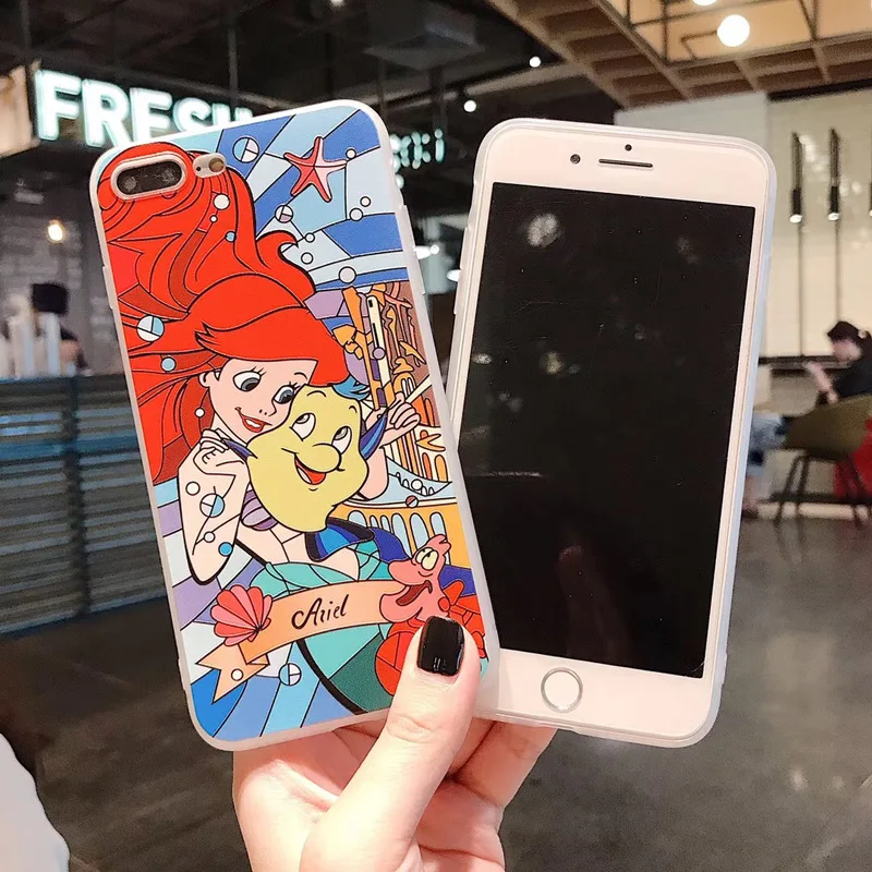 Disney Phone Case for Apple IPhone 7 8 SE2 7Plus 8Plus XS Max 11 Pro 12 Pro TPU Phone Back Cover Cute Cartoon Shell Gifts