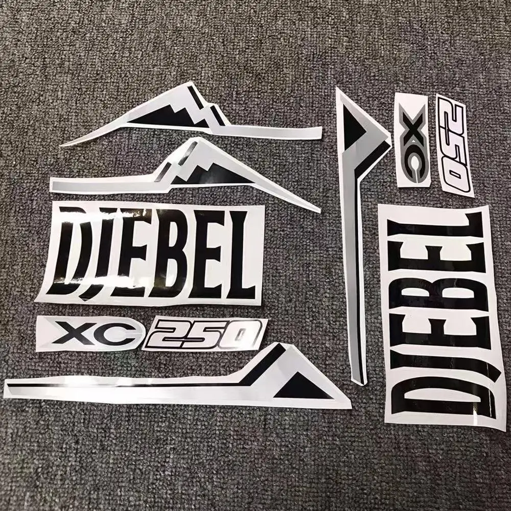 For DJEBEL XC 250 Motorbike Fairing Decal Whole Car Fuel Tank Sticker