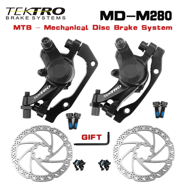 TEKtro-油圧式マウンテンバイクブレーキ,ケーブル制御付きMD-M280 mm油圧式ディスクブレーキ,160mm,マウンテンバイク用 -  AliExpress