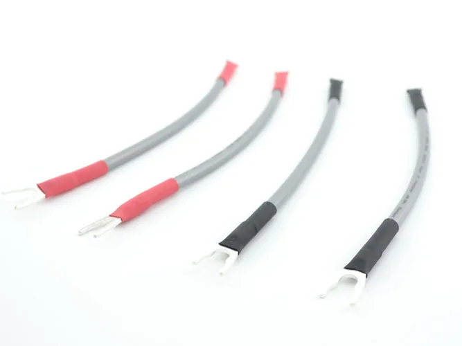 4Pcs HiFi Audio AN-VX Jumper cable spade plug sterling silver speaker jumper over machine wire junction post bridge cable