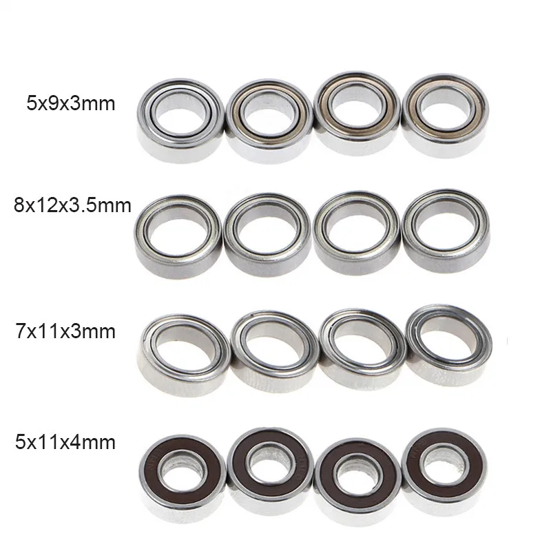 Wltoys 4PCS Ball Bearing Speed Car Parts For 1:12 RC Car Wltoys 12428 12423 0092 0093 0094 0095 Upgrade Parts