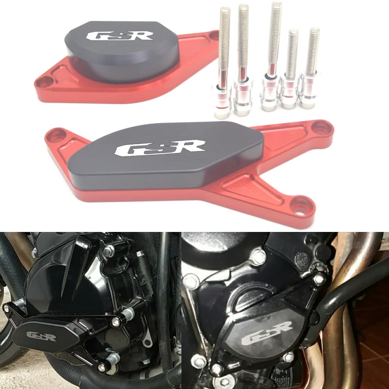 For SUZUKI GSR 750 GSR750 GSR400 GSR600 12-16 CNC POM Frame Slider Crash Pad Engine Stator Case Saver Protector